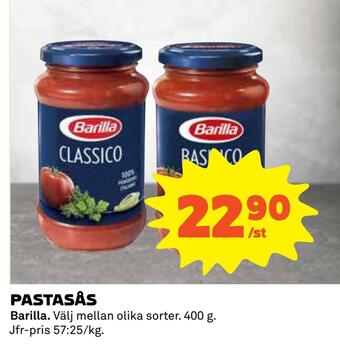 Coop Konsum Pastasås erbjuda