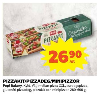 Coop Konsum Pizzakit/pizzadeg/minipizzor erbjuda