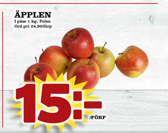 Din Mat Äpplen erbjuda