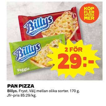 Coop Daglivs Pan pizza erbjuda