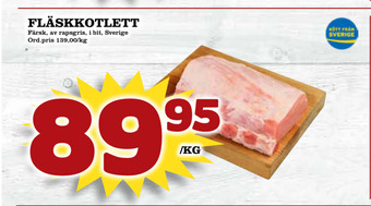 Din Mat Fläskkotlett erbjuda