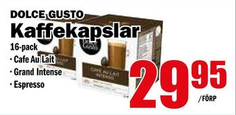 Matdax Kaffekapslar erbjuda