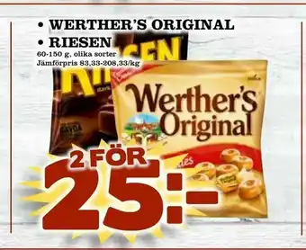Werther's original • riesen