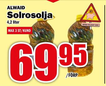 Matdax Solrosolja erbjuda