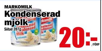 Matdax Kondenserad mjölk erbjuda