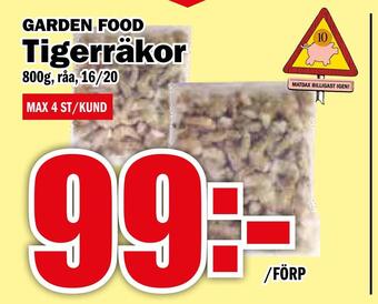 Matdax Tigerräkor erbjuda