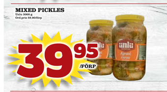 Din Mat Mixed pickles erbjuda