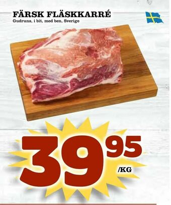 Din Mat Färsk fläskkarré erbjuda