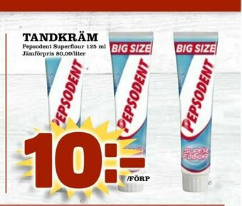 Din Mat Tandkräm erbjuda