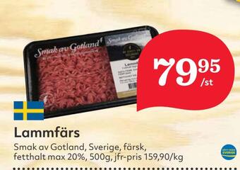 Hemköp Lammfärs erbjuda