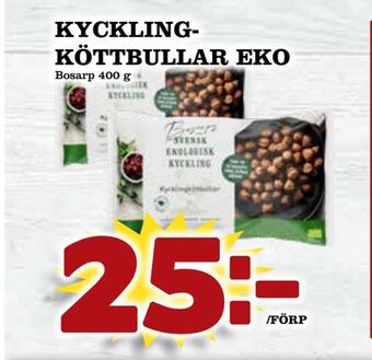 Matdax Kycklingköttbullar eko erbjuda