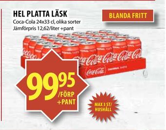Matvärlden Tensta Hel platta läsk erbjuda