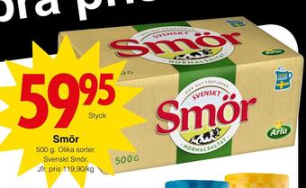 Matöppet Smör erbjuda