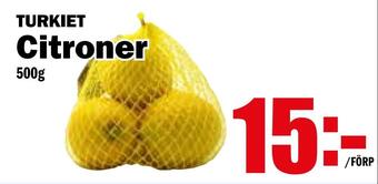 Matdax Citroner erbjuda