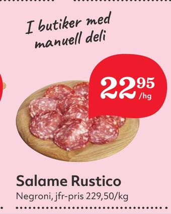 Hemköp Salame rustico erbjuda