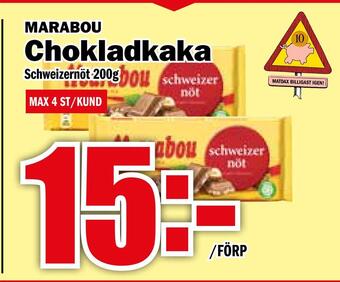 Matdax Chokladkaka erbjuda