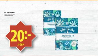 Matvärlden Tensta Ris boil-in-bag erbjuda
