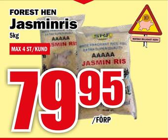 Matdax Jasminris erbjuda