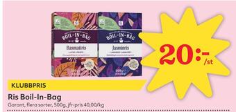 Hemköp Ris boil-in-bag erbjuda