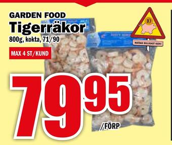Matdax Tigerräkor erbjuda