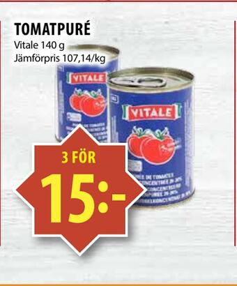 Matvärlden Tensta Tomatpuré erbjuda
