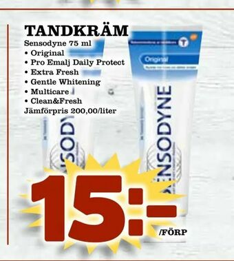 Din Mat Tandkräm erbjuda