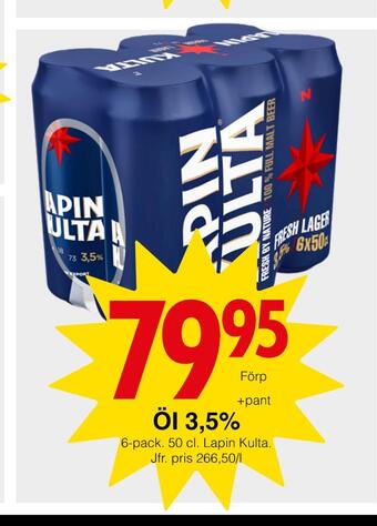 Matöppet Öl 3,5% erbjuda
