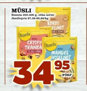 Din Mat Müsli erbjuda