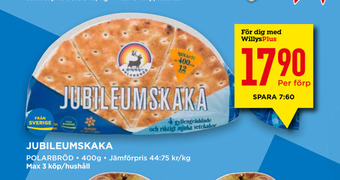 Willys Jubileumskaka erbjuda