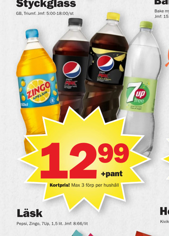 Pekås Läsk erbjuda