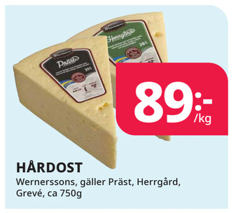 Tempo Hårdost erbjuda