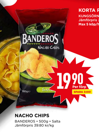 Willys Nacho chips erbjuda