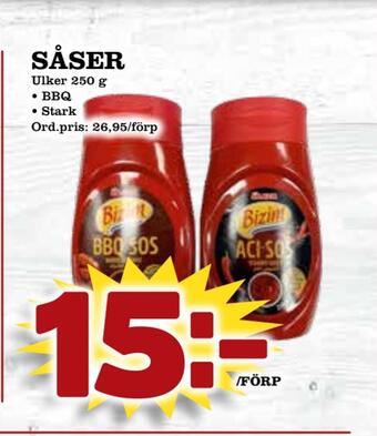 Supergrossen Såser erbjuda