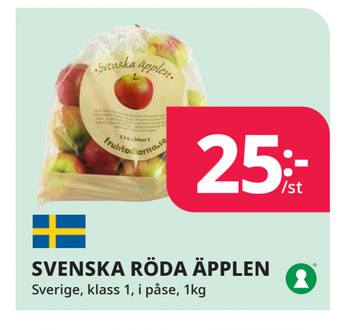 Tempo Svenska röda äpplen erbjuda