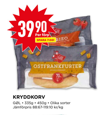 Willys Kryddkorv erbjuda