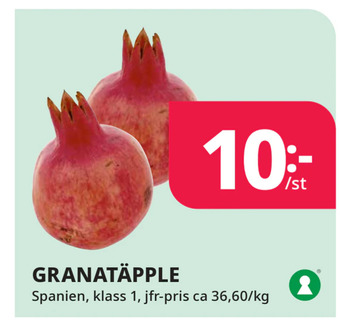 Tempo Granatäpple erbjuda