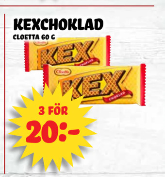 Nelins Kexchoklad erbjuda