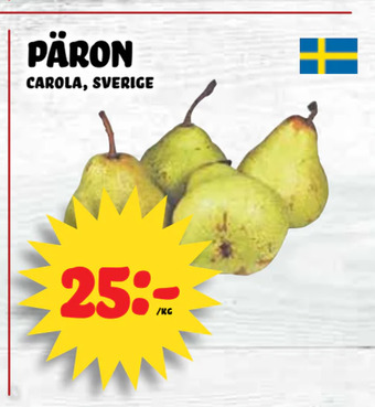 Nelins Päron erbjuda