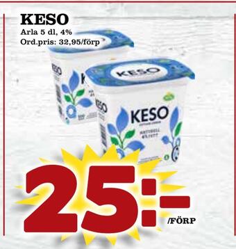 Supergrossen Keso erbjuda