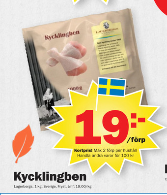 Pekås Kycklingben erbjuda