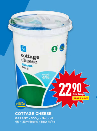 Willys Cottage cheese erbjuda