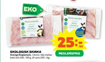 Coop Forum Ekologisk skinka erbjuda