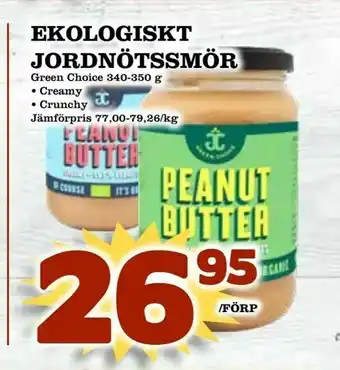 Ekologiskt jordnötssmör