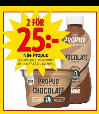 Matöppet Njie Propud erbjuda