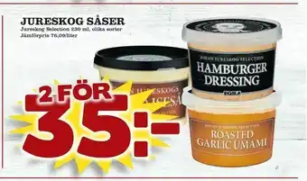 minmatbutik Jureskog såser erbjuda