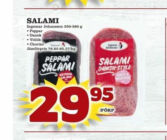 minmatbutik Salami erbjuda