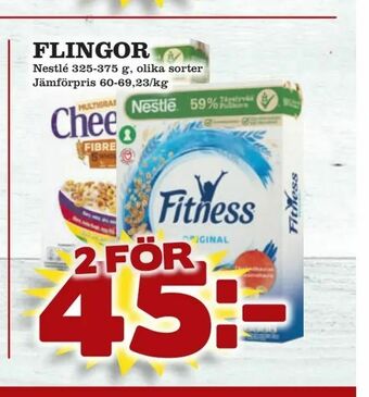 minmatbutik Flingor erbjuda