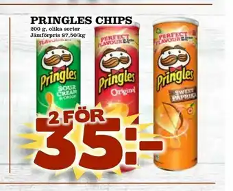 Nelins Pringles chips erbjuda