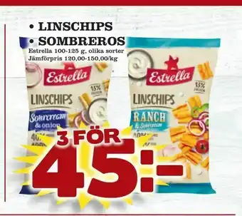 minmatbutik linschips • sombreros erbjuda