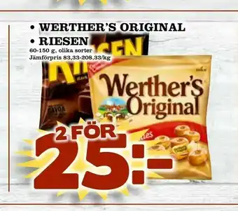 Werther's original • riesen